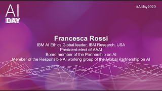 AI Day 2020: Francesca Rossi's keynote