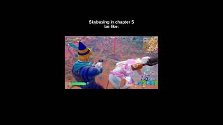 Sky basing in chapter 5 🤦🤦😂 #fortnite #fortniteclips #gaming #comedy #skybase