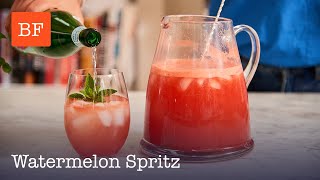 Watermelon Spritz Cocktail | Building Feasts