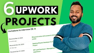 6 Projects on Upwork | Freelancing Tutorial for Beginners | Job Invitations on Upwork