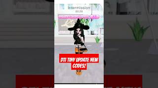 DTI TINY UPDATE NEW CODES! #dtiroblox #dticodes #dti #dresstoimpressroblox #dresstoimpress #roblox