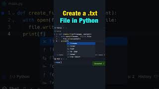 Create a Txt File in Python  #python #softlinks #programming #softwaredevelopment