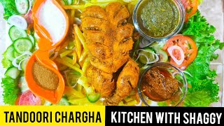 Tandoori Chargha Recipe in Urdu | Tandoori Masala | Tandoori Chicken Chargha - Kitchen With Shaggy