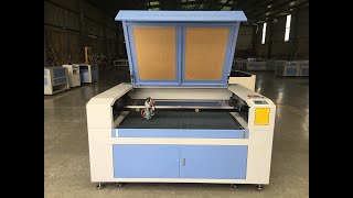 Laser engraving machine double head