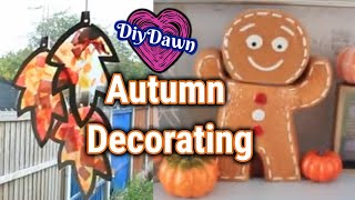 Decorating for autumn | making autumn decorations | DiyDawn