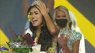 Ki'ilani Arruda's Epic Winning Reaction as New Miss Teen USA 2020