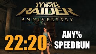 Tomb Raider: Anniversary Any% No UBJ in 22:20