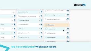 Schakelmateriaal keuzehulp Elektramat