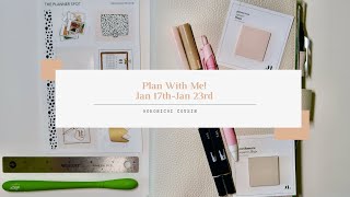 PLAN WITH ME JANUARY 17th -23rd IN MY HOBONICHI COUSIN