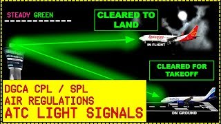 Airport ATC Light Signals | Air Regulations | CPL/SPL