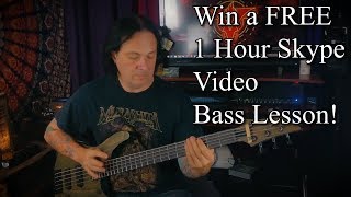 Win A Free Skype Bass Lesson On Any Topic!!