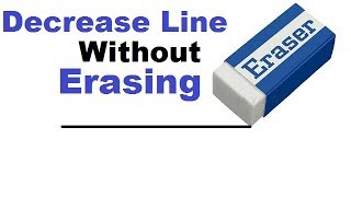 Impossible Puzzle Solved | Decreasing Line Without Eraser