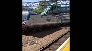 Amtrak Regional #160 Proceeds Through NH State Street