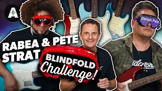 Rabea & Pete Stratocaster Blindfold Shootout!