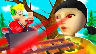 Scary Cart RIDE Into SQUID GAMES In Roblox