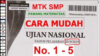 SIAP  UNBK 2020 Matematika SMP