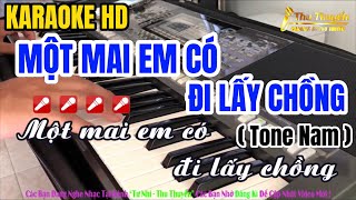 Karaoke Một Mai Em Có Đi Lấy Chồng Tone Nam Nhạc Sống Dễ Hát Nhất ! Đàn Trực Tiếp