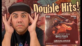 One Piece Paramount War Booster Box Opening! Double HITS!