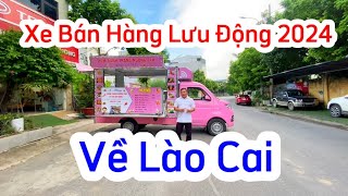 Xe bán hàng lưu động SRM T30 bán bánh tráng nướng giao về Lào Cai có gì? | 0966.024.430