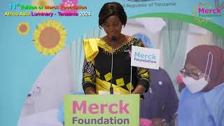 Gabon FL, H.E. Madam ZITA OLIGUI NGUEMA Speech @ 11th Merck Foundation Africa Asia Luminary, 2024