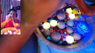 ASMR Beads soup for relaxing/sleeping