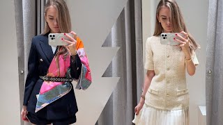 Shopping and try on in Sandro & Uniqlo