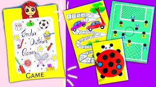 10 Paper Games in a Book 😱 | DIY Games Book | Paper Cards, Football, Card Games & more | Paper Game