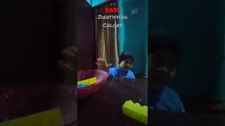 3 years old baby can identify different colors 🤨 #shorts #tiktoktrend #xoteam