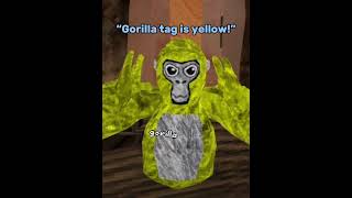 What color is gorilla tag? #shorts #fire #blue #red #yellow #green #color #gorillatag  #edit #epic