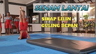 SENAM LANTAI - Rangkain Gerak Senam Lantai | Sikap lilin dan Guling Depan