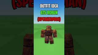 MAKING ROBLOX SPEAKERMAN OUTFIT IDEA 📷