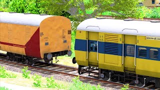 ICF UTKRISHT COUPLING ICF MEMU  | BUMPY RAILROAD | RAILWORKS | TRAIN SIMULATOR 2022 | RAILROAD