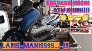 Proses pengiriman motor YAMAHA N-MAX, motor terlaris dipasaran mantappp... 👍👍😱😱