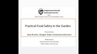 Practical Food Safety in the Garden