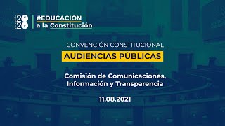 Educación 2020 en Comisión de Comunicaciones - Convención Constitucional