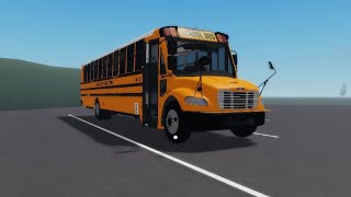 Ride a long on a 2015 Thomas C2 School bus picking up Night school kids Middle School