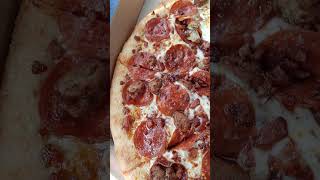 Little Caesars $8.99 3 meat treat pizza review #pizza #foodreview