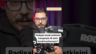 PADİŞAH KENDİ YETKİSİNİ İLK DEFA HANGİ BELGEYLE KISITLADI? #shorts #tarih