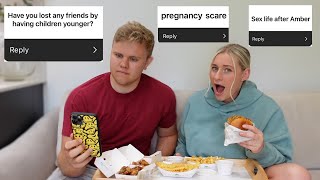 JUICY Q&A MUKBANG | James and Carys