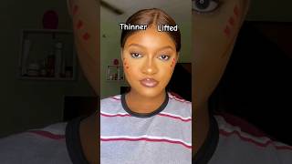 Thinner Vs Lifted Face Contouring @juliettaf #contouringhack #contourtutorial #makeuphacks #beauty