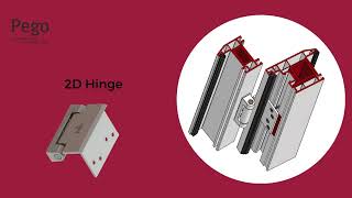 BH 16 - PEGO uPVC Door 2D Hinge