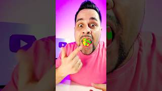 Cube solve in mouth #magic2x2 #rubikscube #magic #rubiktime