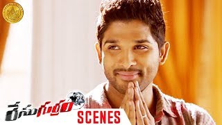 Allu Arjun Gives Superb Warning To Villain | Race Gurram Movie Scenes | Shruti Haasan | Thaman S