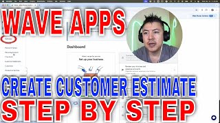 ✅  How To Create Customer Estimate In Wave Apps 🔴