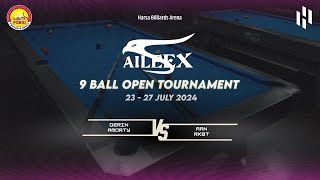 FULL MATCH Aileex 9 Ball Open Tournament Derin - Amorty VS Aan - Rk87