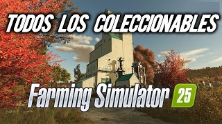 TODOS los COLECCIONABLES del Mapa RIVERBEND en Farming Simulator 25 - Guia Tutorial FS25 en Español