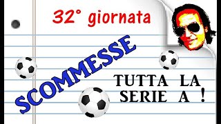 Pronostici+ La Dritta e il Risultato esatto. Analisi di tutte le partite del 32 turno del Maestro