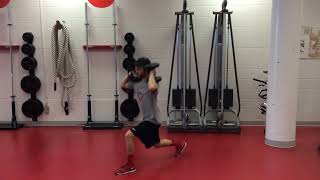 ACL 1A 1A - Dumbbell Front lunge en Mvt 1/2