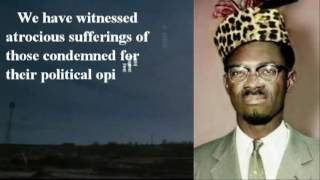 Congo's Independence Speech by Patrice Lumumba