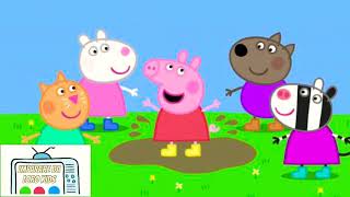 PEPPA PIG and Candy gatto Susy pecora Danny cane Zoe zebra puzzle new video for kids